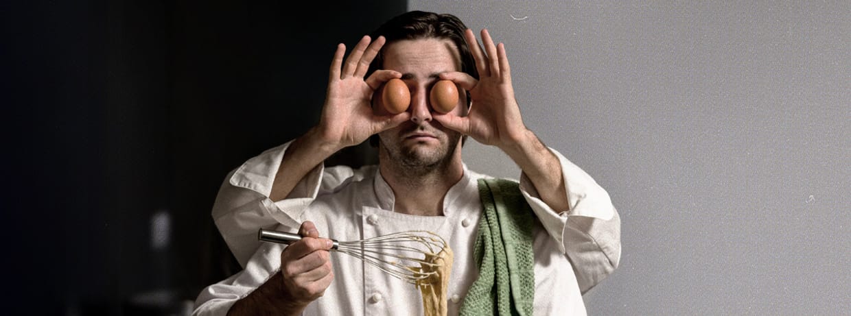 LATE NIGHT: Alfred Kouris and Harry Stacey Bake a Cake