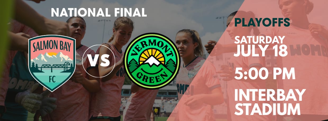 USL W National Final: Salmon Bay FC vs Vermont Green FC
