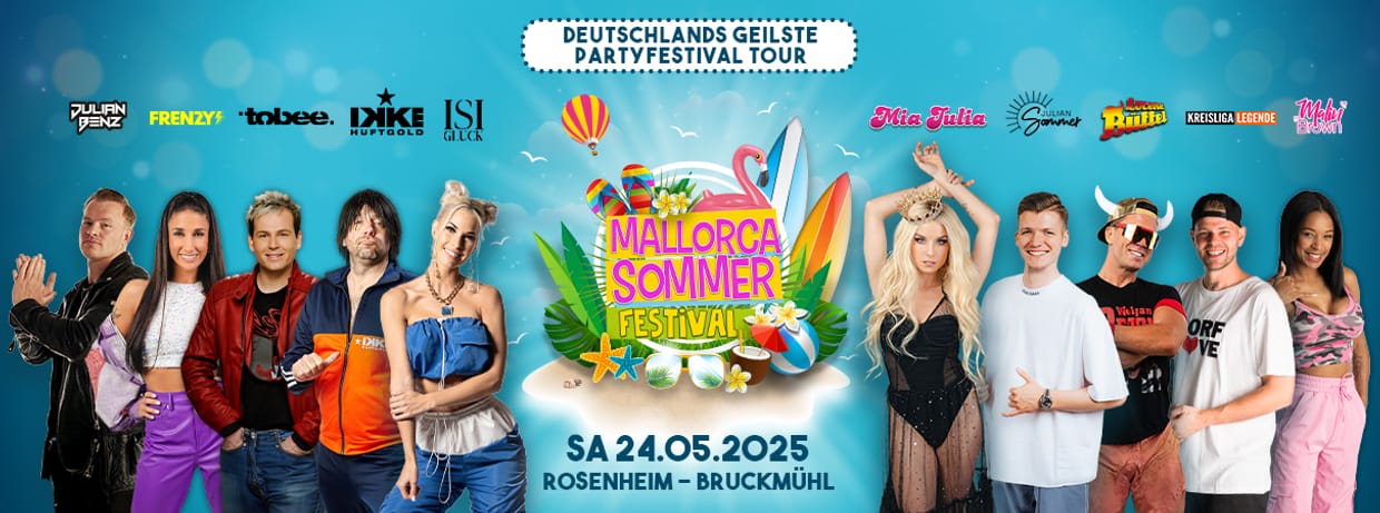 Mallorca Sommer Festival Rosenheim - Bruckmühl 2025 