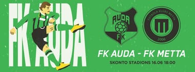 Tonybet Virslīga: FK AUDA – FK Metta
