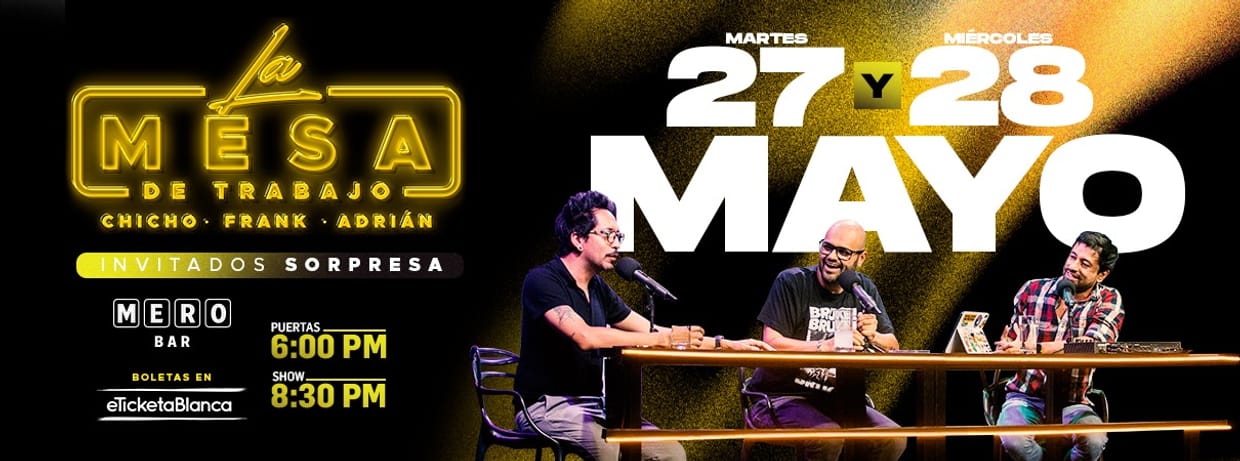 LA MESA DE TRABAJO EN VIVO EN MERO BAR