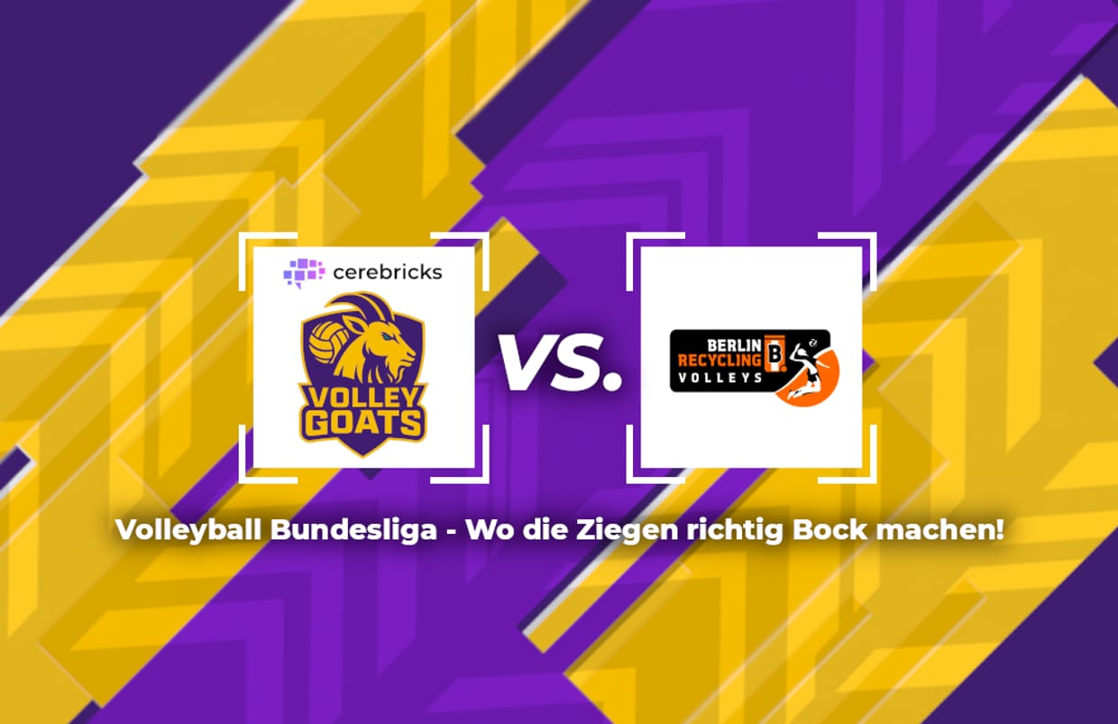 cerebricks VOLLEY GOATS vs. BERLIN RECYCLING Volleys
