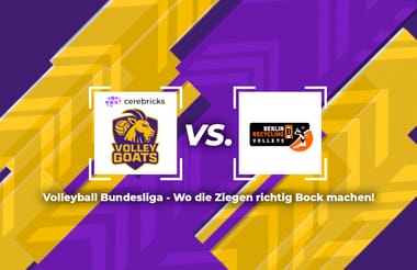 cerebricks VOLLEY GOATS vs. BERLIN RECYCLING Volleys