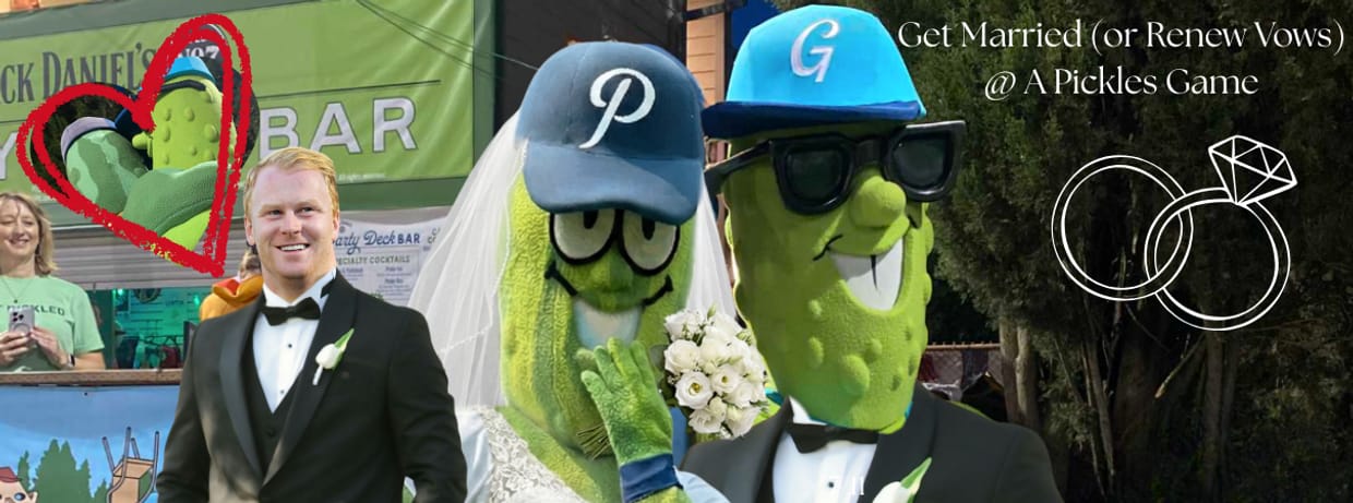 Get Married (or Renew Vows) @ A Pickles Game Presented by Jim Beam & House of Lilly Events