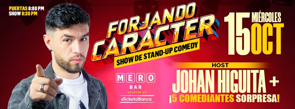 FORJANDO CARACTER: SHOW DE STAND-UP COMEDY