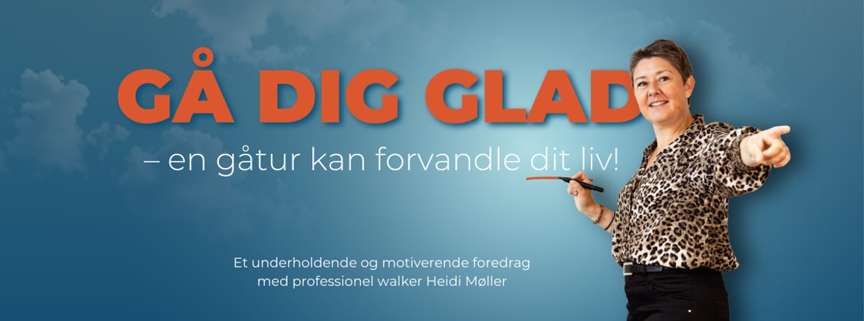 Gå dig glad foredrag - Odense