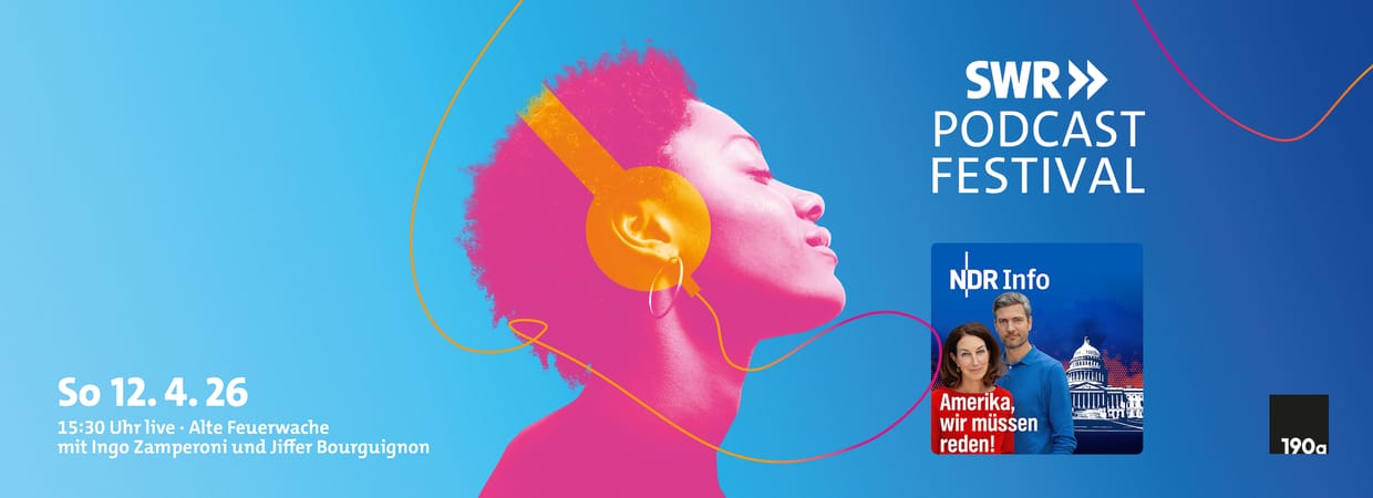 Amerika, wir müssen reden! live beim SWR Podcastfestival
