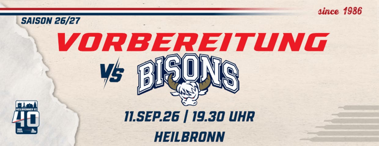 Vorbereitungspiel  gegen Pforzheim Bisons