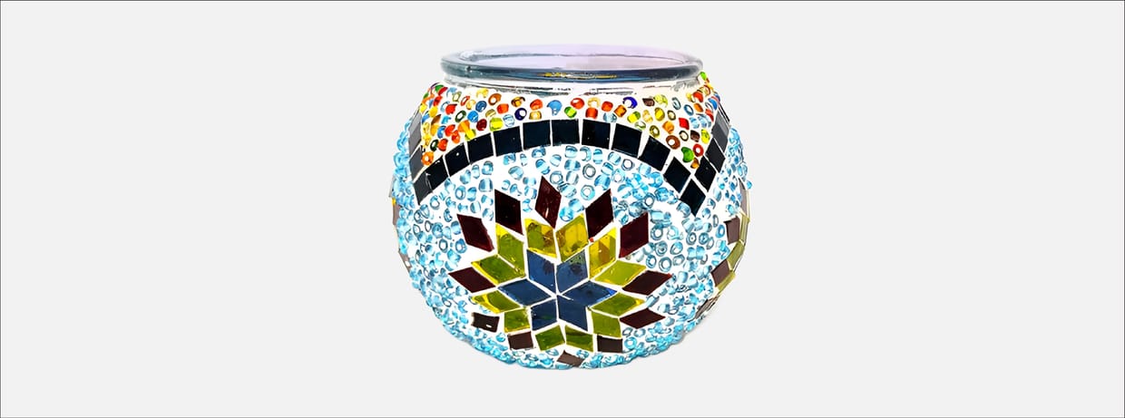 Turkish Mosaic Candle Holder