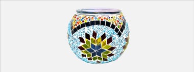 Turkish Mosaic Candle Holder
