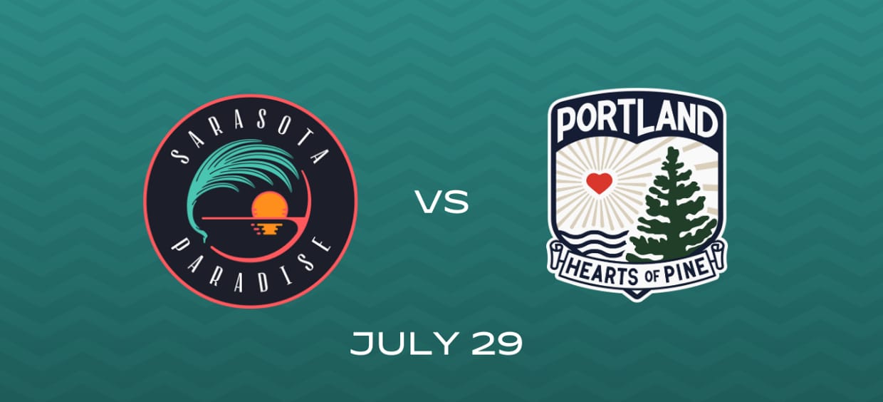 Sarasota Paradise vs Portland Hearts of Pine