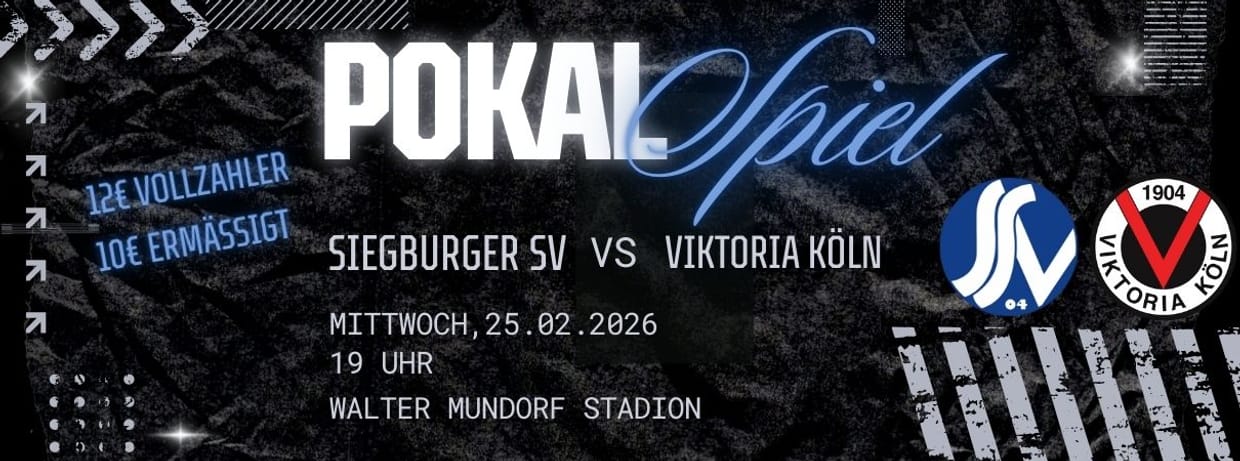 Siegburger SV 04 gegen FC Viktoria Köln