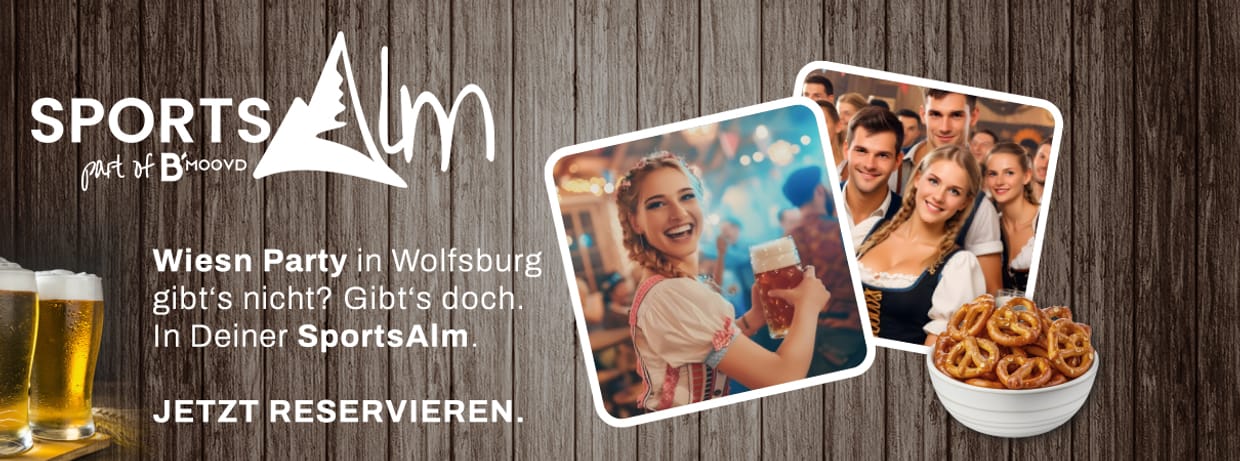 Oktoberfest in der B`moovd SportsAlm am 2.10.