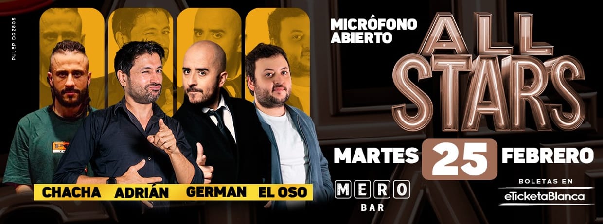 MICROFONO ABIERTO ALL STARS EN MERO BAR