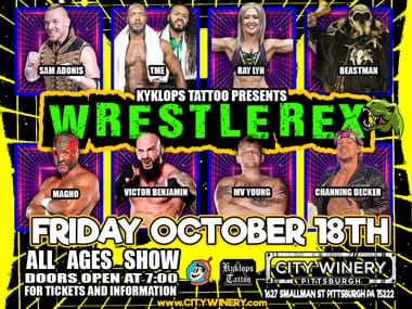 Kyklops Tattoo Presents WrestleRex LIVE