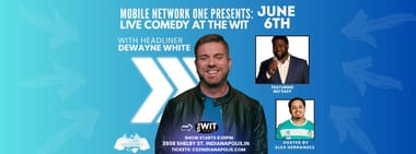 Stand Up at the Wit! Headliner: Dewayne White (17+) - 8:00 PM
