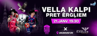 Vella Kalpi pret Ērgļiem: “Rīgas Zeļļi” vs Ņūkāslas “Eagles”