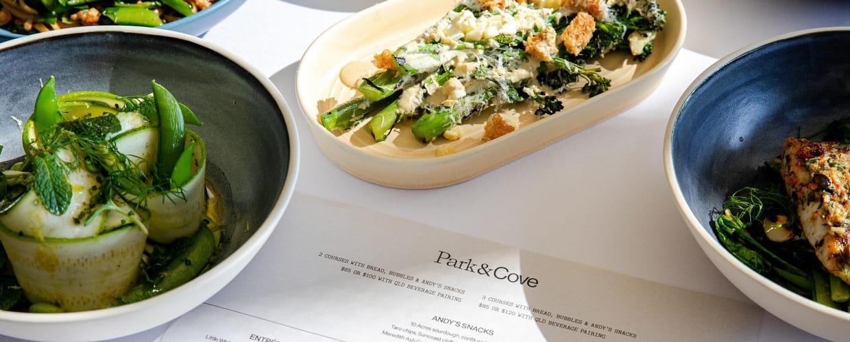 Park & Cove x Louis Tikaram, Spencer Patrick, Telina Menzies, Darren Purchese