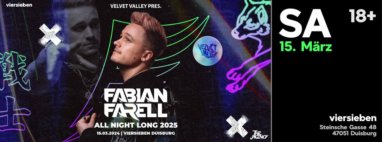 Fabian Farell All Night Long Show - pres. by Velvet Valley • 15.03