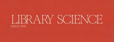 Library Science Issue One