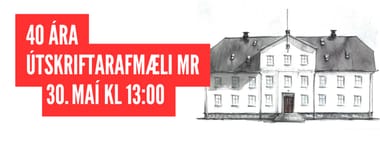 40 ára útskrifarafmæli MR 1986