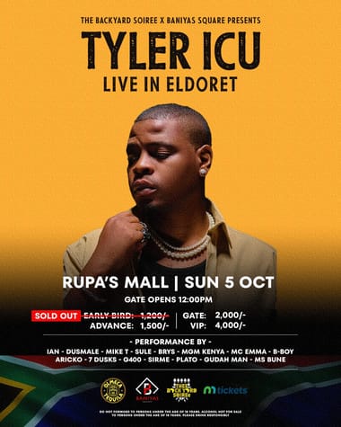 TYLER ICU LIVE - ELDORET