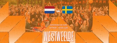 Oranje op Megascherm bij WestWeelde: Nederland - Zweden
