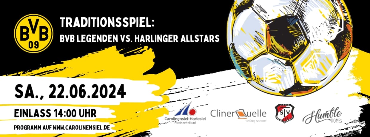 Traditionsspiel: BVB Legenden vs. Harlinger Allstars