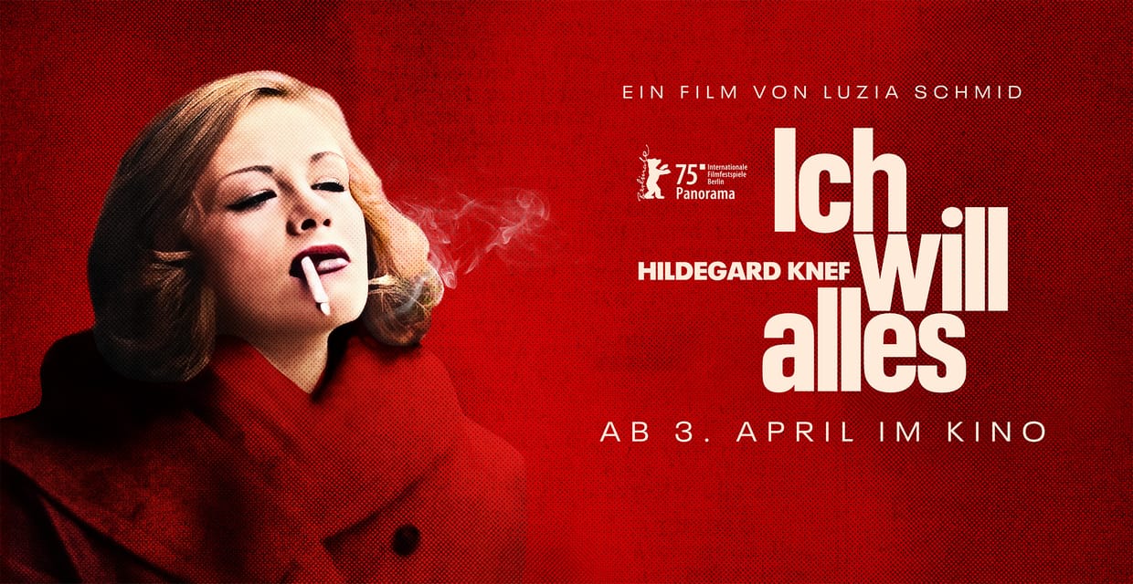 Kino: Ich will alles. Hildegard Knef