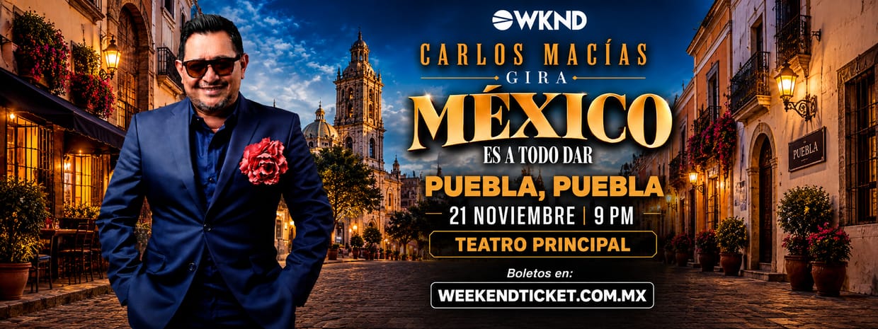 CARLOS MACÍAS EN PUEBLA