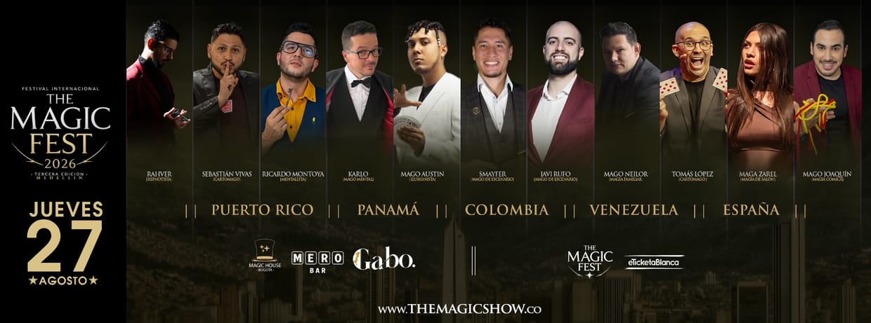 THE MAGIC FEST: TERCER FESTIVAL INTERNACIONAL DE MAGIA (EN MERO BAR)