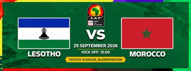 2026 CAF AFCON - Lesotho vs Morocco