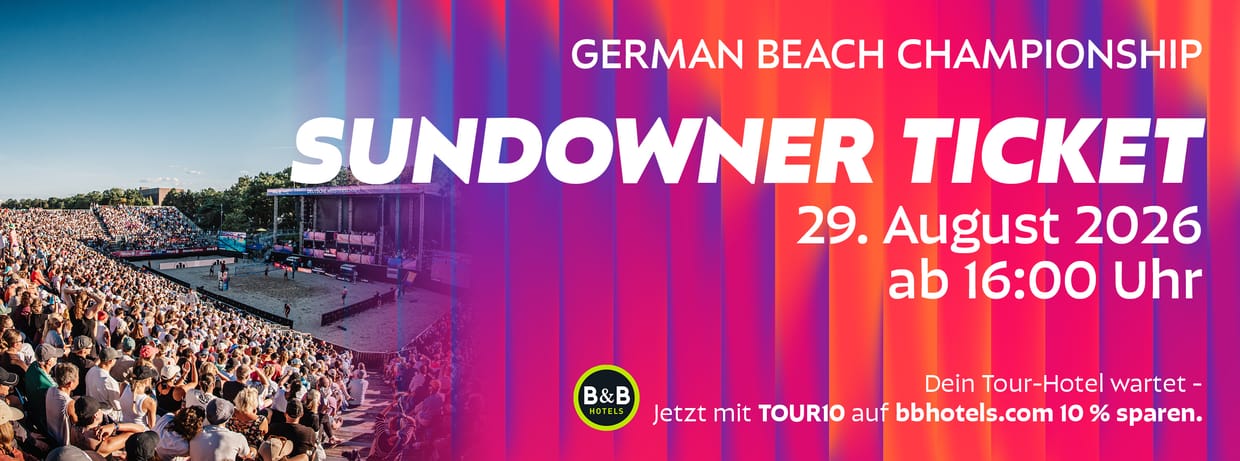 Deutsche Beachvolleyball Meisterschaft 2026 Dortmund | Sundowner Samstag