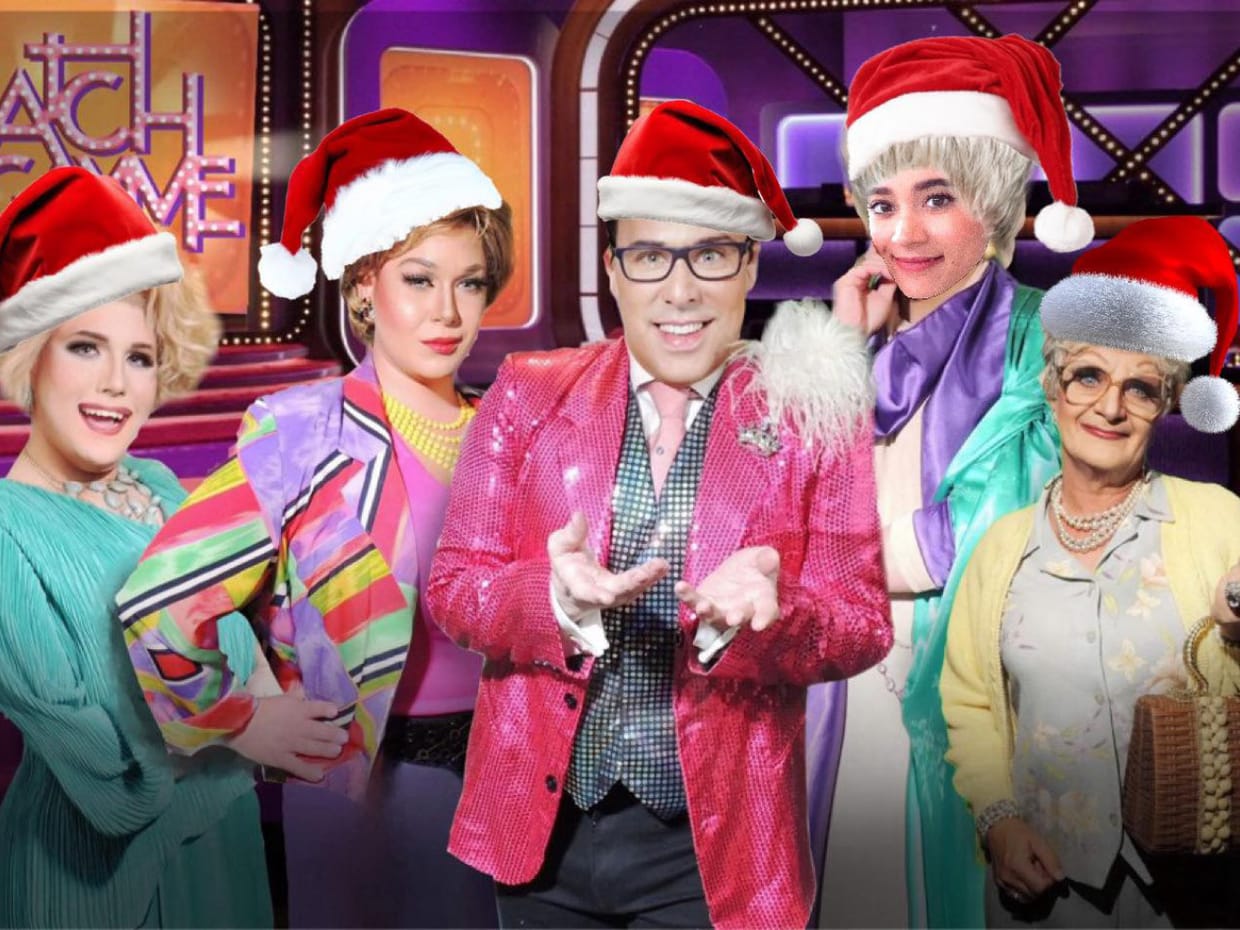 Match Gayme: Golden Girls of Drag Shady Pines Christmas Party