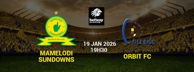 Mamelodi Sundowns FC vs Orbit College FC