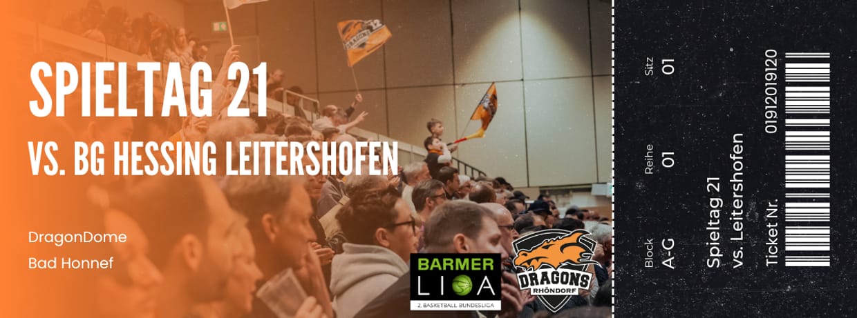 Spieltag 21 | Dragons Rhöndorf vs. BG Hessing Leitershofen