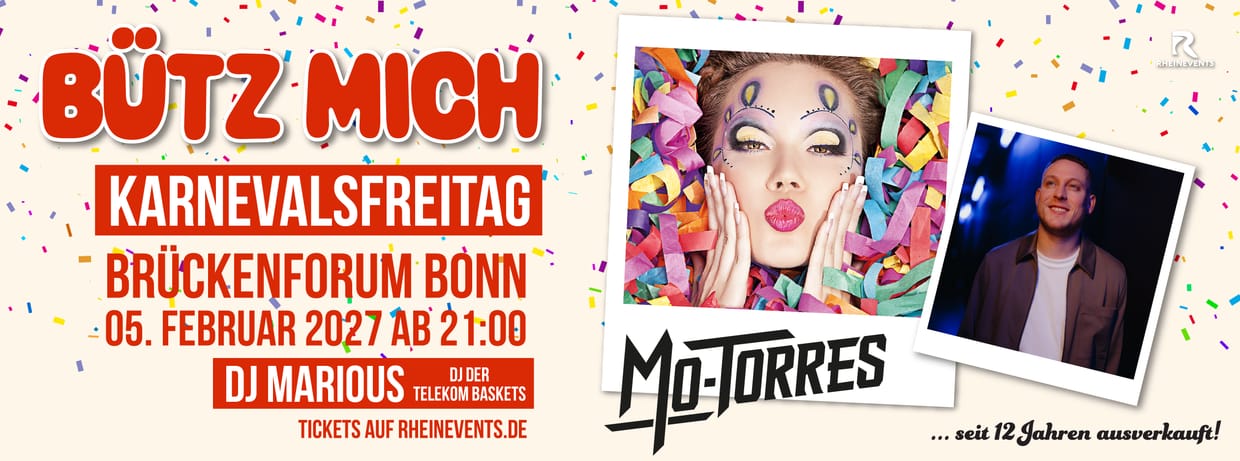 BÜTZ MICH 2027! Karnevalsfreitag im Brückenforum
