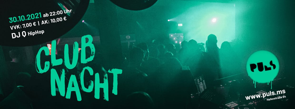CLUBNACHT | 30.10.2021 | PULS Münster   