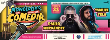 PAULO HERNANDEZ - SAMUEL VELA  MONOLOGOS EN TONO DE COMEDIA 