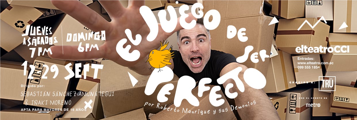 EL JUEGO DE SER PERFECTO 15 SEPTIEMBRE 18:00