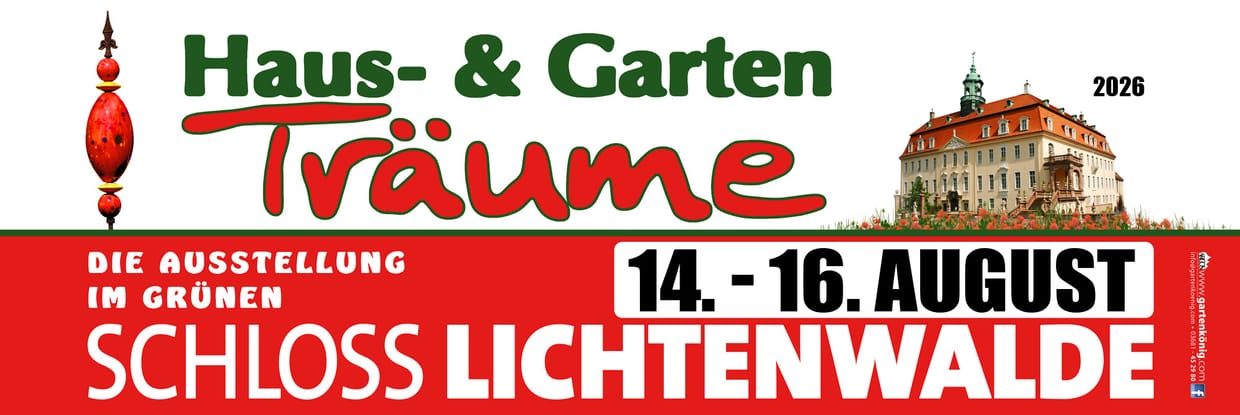 Haus & Garten Träume Schlosspark Lichtenwalde