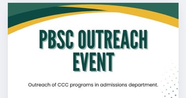 PBSC:  CCC Outreach and Bachelor Programs 