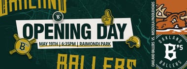 5/19/2026 Oakland Ballers vs. Missoula PaddleHeads, Opening Day!
