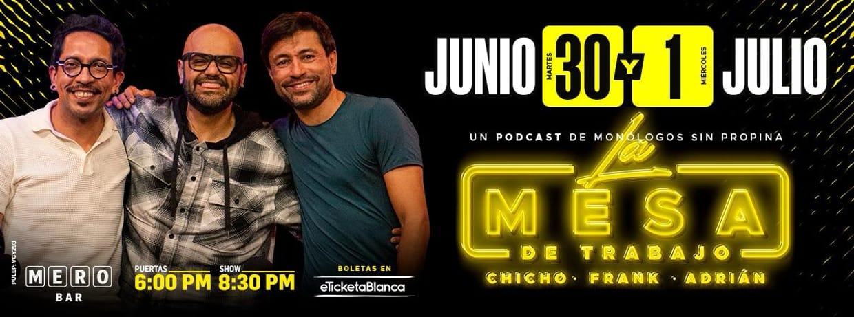 LA MESA DE TRABAJO EN VIVO EN MERO BAR