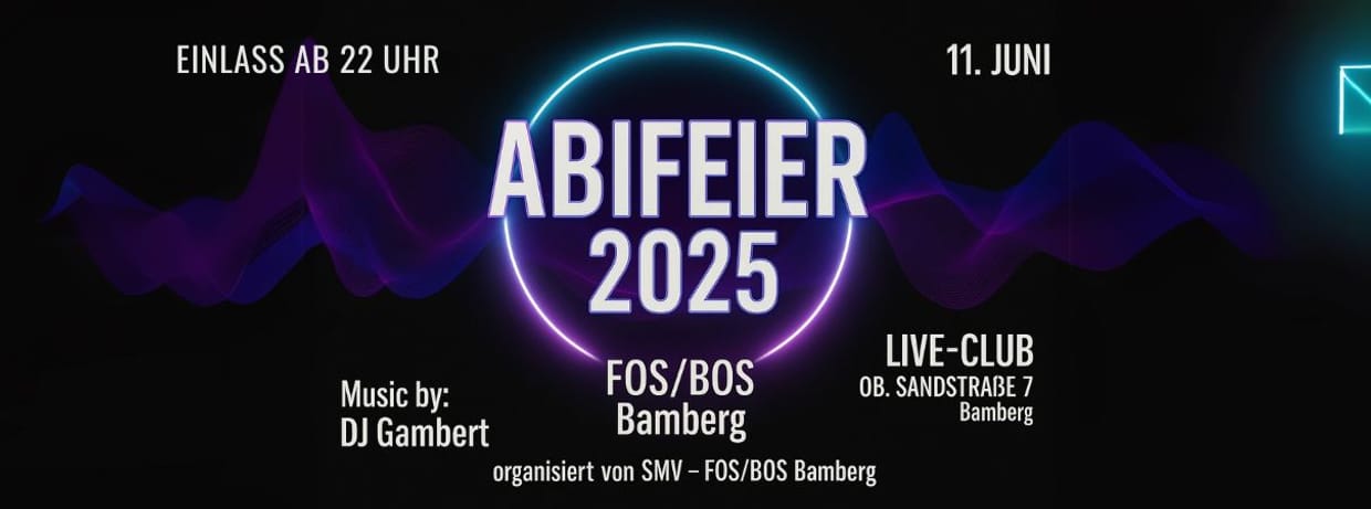 FOS/BOS Abifeier mit DJ Gambert