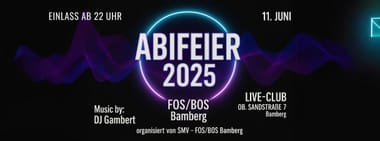 FOS/BOS Abifeier mit DJ Gambert