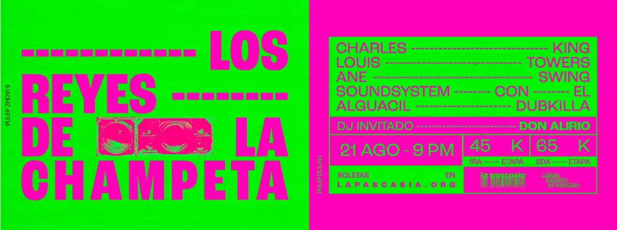 LA PASCASIA PRESENTA: LOS REYES DE LA CHAMPETA