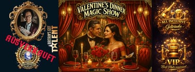 Valentinstag Dinner Magic Show