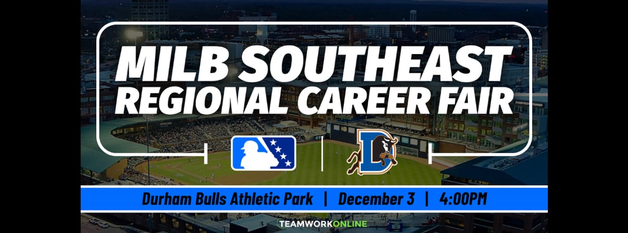 MiLB Southeast Regional Career Fair hosted by the Durham Bulls