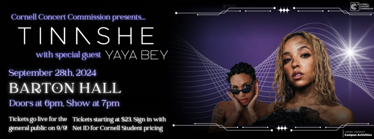 CCC Homecoming Show Featuring Tinashe with special guest Yaya Bey